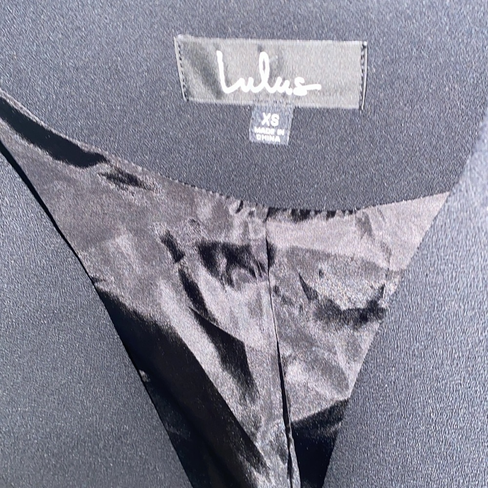 Lulus black jacket size xsmall - Picture 3 of 8